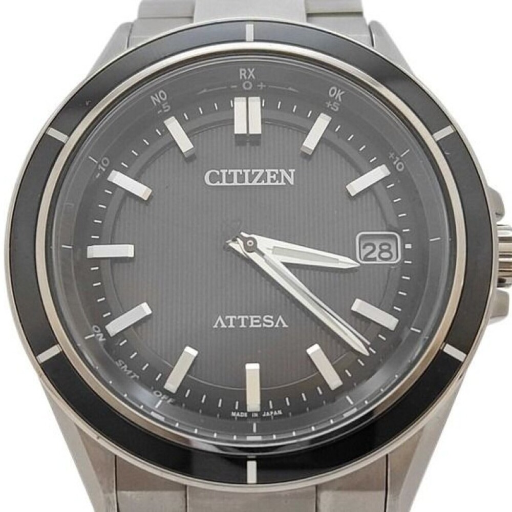 CITIZEN Attesa CB3030-76E H128-001R701 Black Silver Titanium Men's Watch
